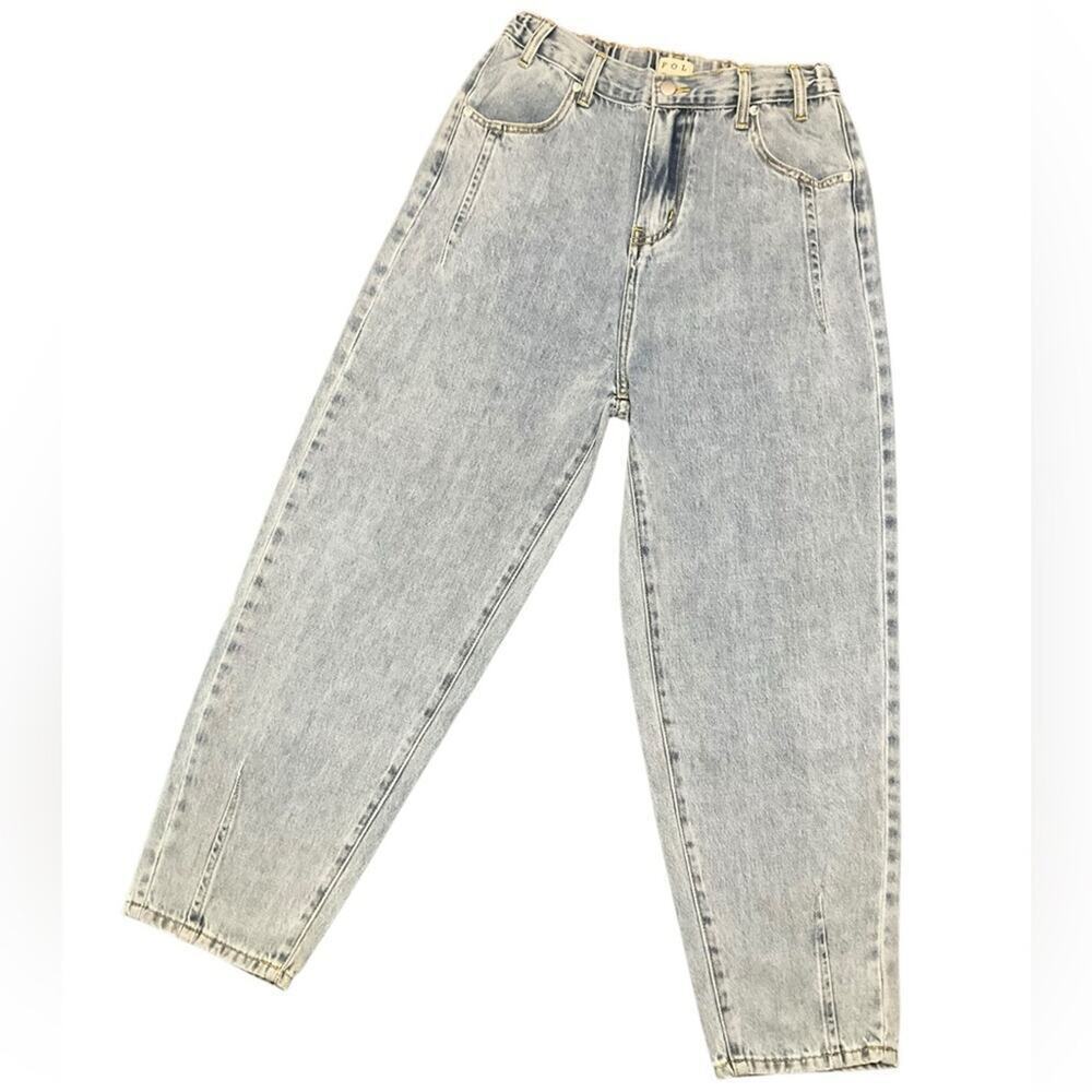 POL Women’s Boyfriend Jeans Pants Light Blue Size Medium NEW in package
